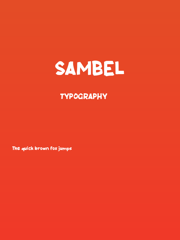 Sambel Poster