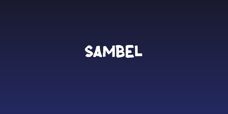 Sambel Social Header