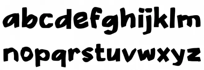 Sambel フォント 小文字