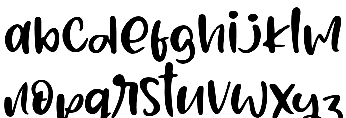 Sambeld Trust-She - Personal Us Font LOWERCASE