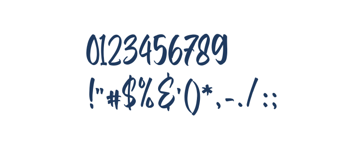 Samberia Regular Other Characters