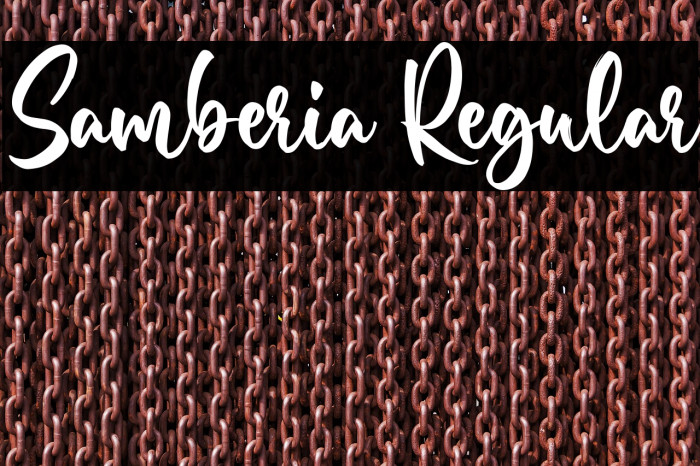 Samberia Regular Example 2