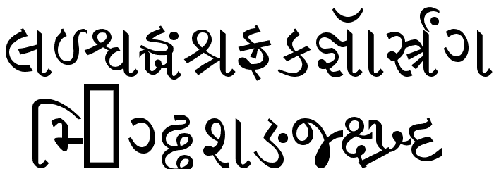 Sambhaav Font LOWERCASE
