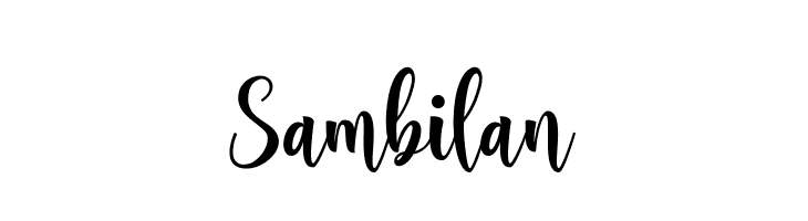 Sambilan  नि: शुल्क फ़ॉन्ट्स डाउनलोड