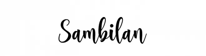 Sambilan  font caratteri gratis