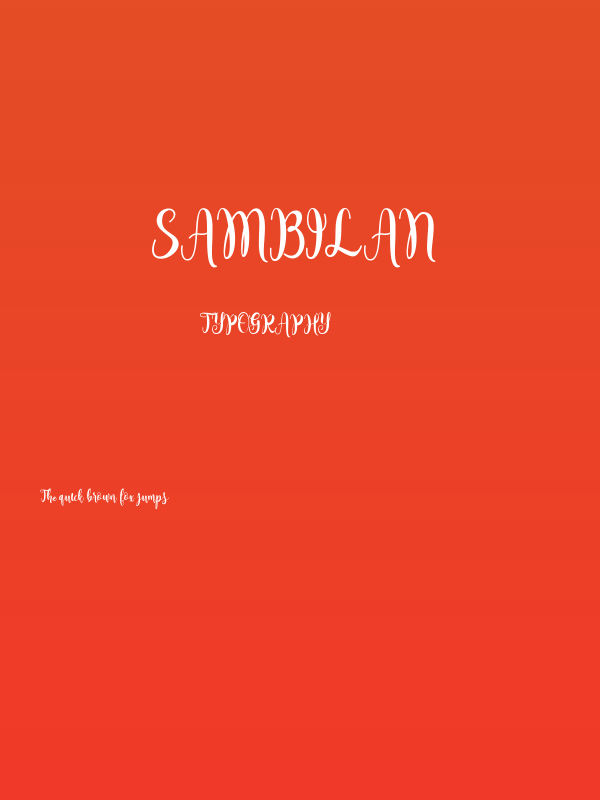 Sambilan Poster