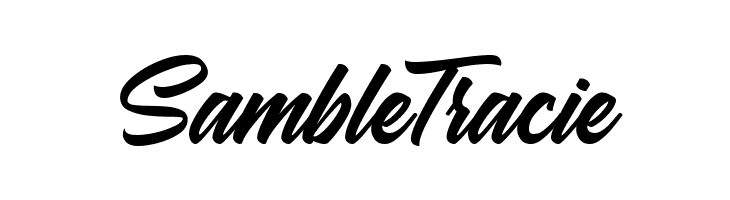 Samble Tracie  font caratteri gratis