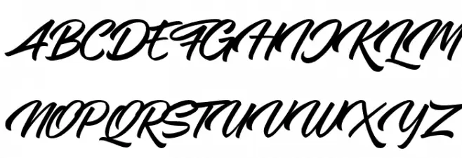 Samble Tracie Schriftart Groß