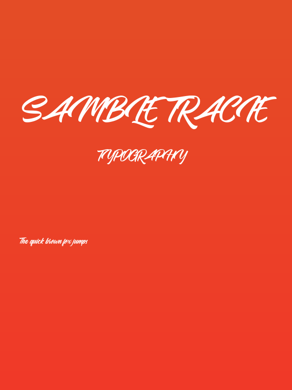 Samble Tracie Poster