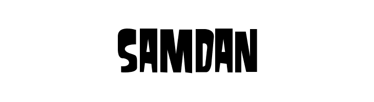 Samdan  Descarca Fonturi Gratis