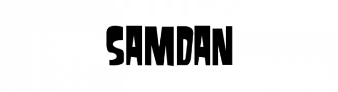 Samdan  Скачать бесплатные шрифты