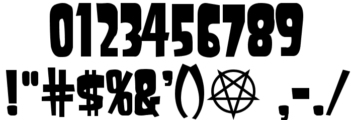 Samdan Font OTHER CHARS