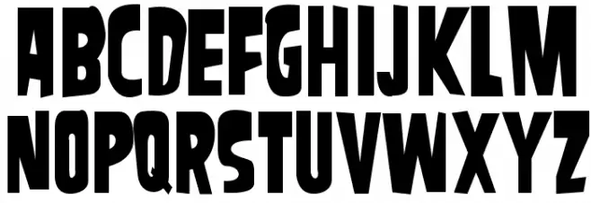 Samdan Schriftart Groß