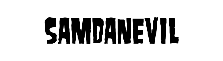 SamdanEvil Font