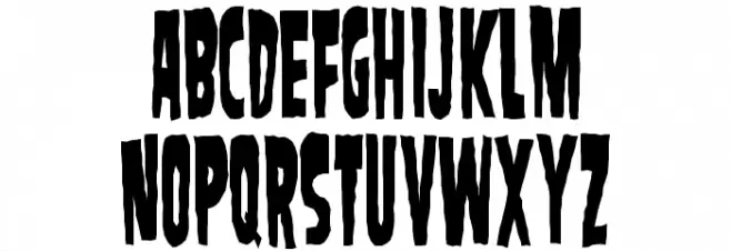 SamdanEvilCondensed Fuentes MAYÚSCULAS