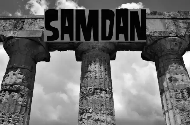 Samdan Font examples