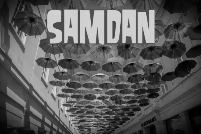 Samdan Font examples
