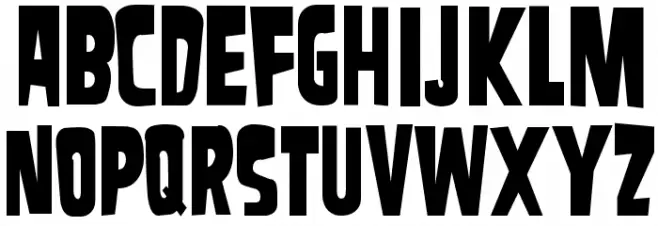 Samdan Font LOWERCASE