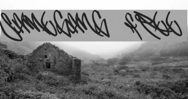 SameGang_Free Font examples