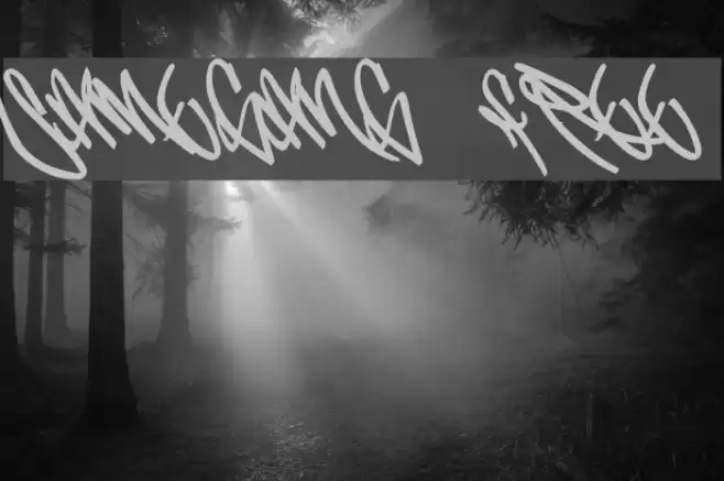 SameGang_Free Font examples