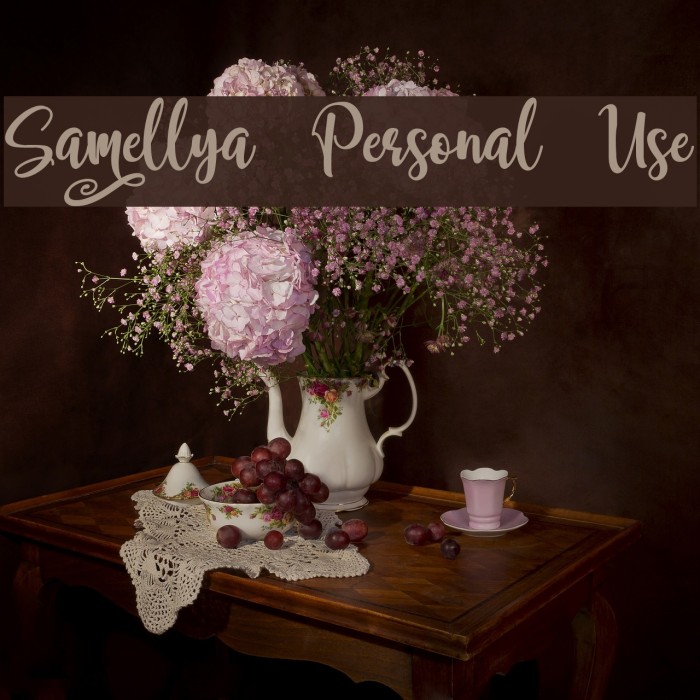Samellya Personal Use Example 1