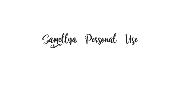 Samellya Personal Use Logo