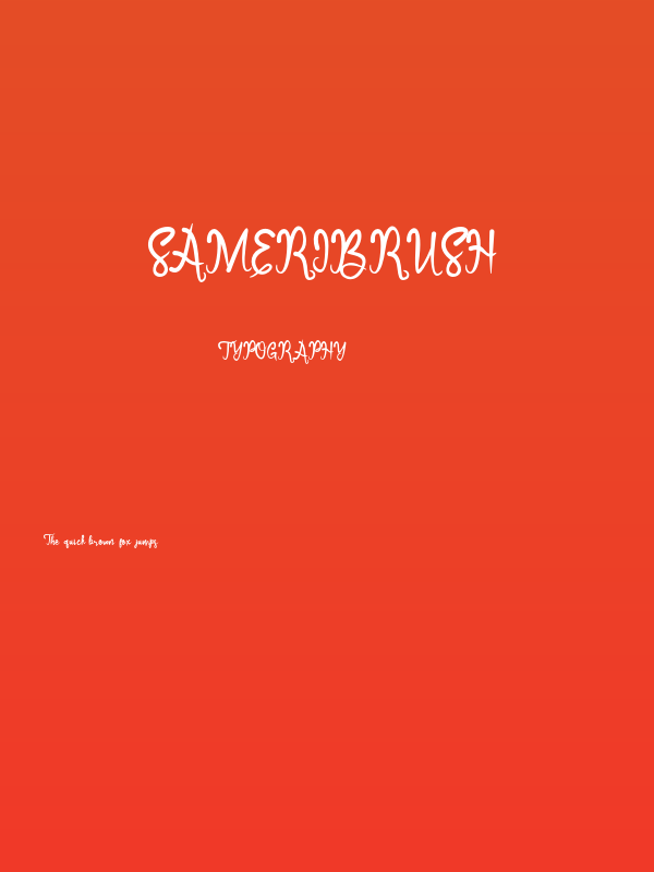 SameriBrush Poster