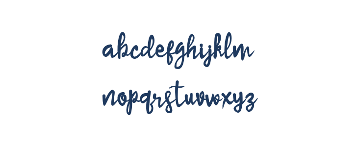 SameriBrush Lowercase