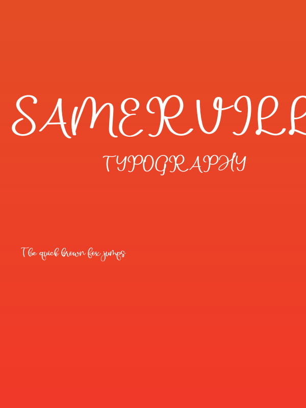 Samerville Poster