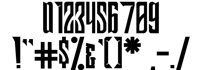 Samhock Font OTHER CHARS