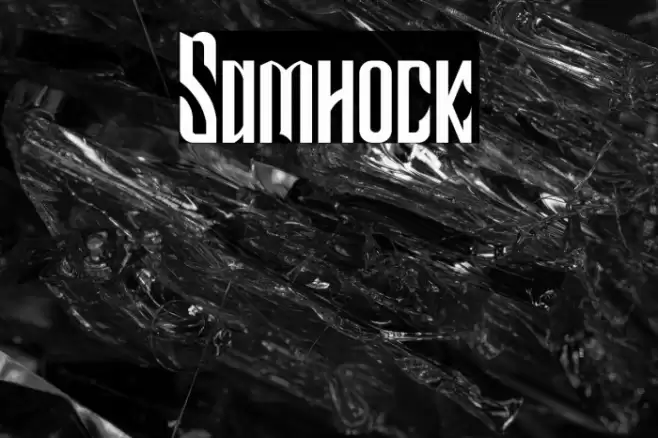 Samhock Font examples
