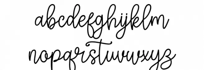 Samink 字体 小写