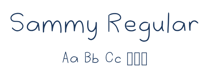 Sammy Regular Font Preview