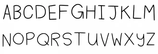 Sammy Regular Schriftart Groß