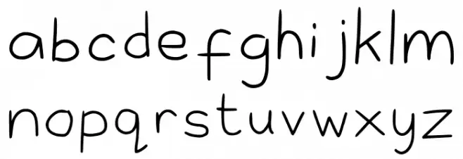 Sammy Regular Schriftart Kleinbuchstaben