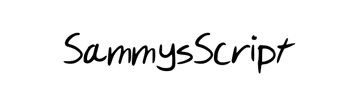SammysScript  免费字体下载