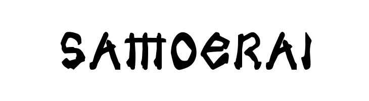 Samoerai  font caratteri gratis