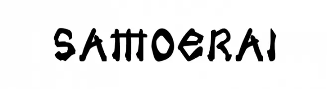 Samoerai  font caratteri gratis