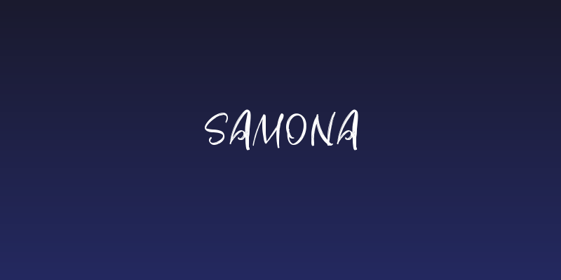 Samona Social Header