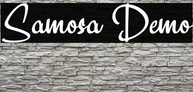 Samosa Demo Example 3