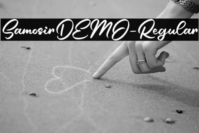 SamosirDEMO-Regular Font examples