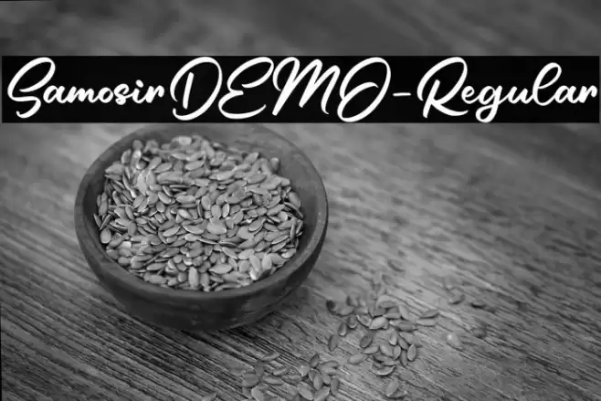 SamosirDEMO-Regular Font examples