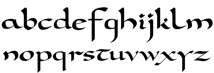 Samovar SSi Font LOWERCASE
