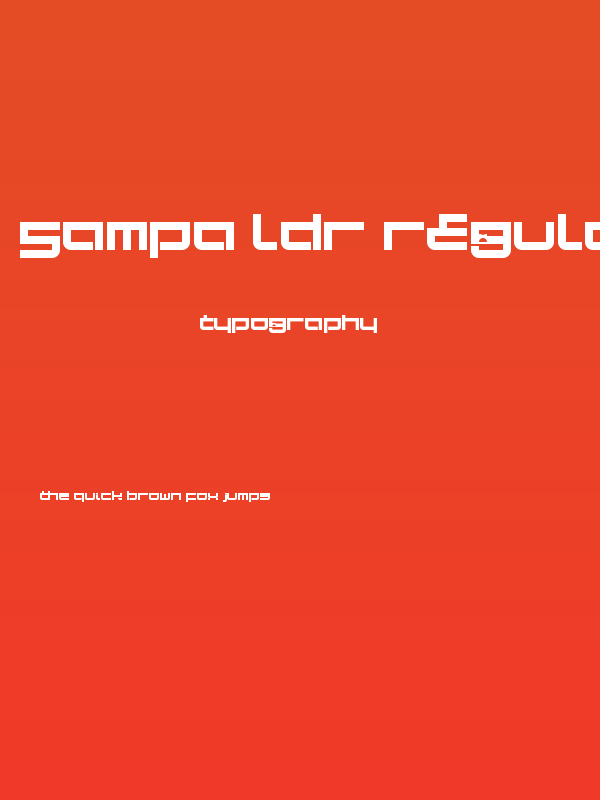 Sampa LDR Regular Poster