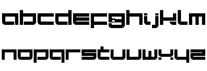Sampa LDR Regular Font LOWERCASE
