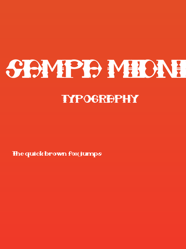 Sampa Midnight Poster