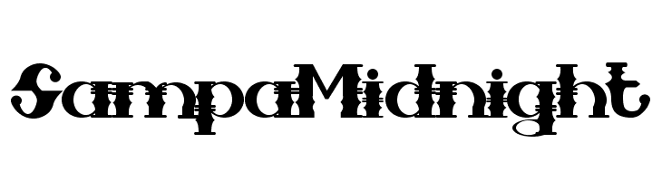SampaMidnight  नि: शुल्क फ़ॉन्ट्स डाउनलोड