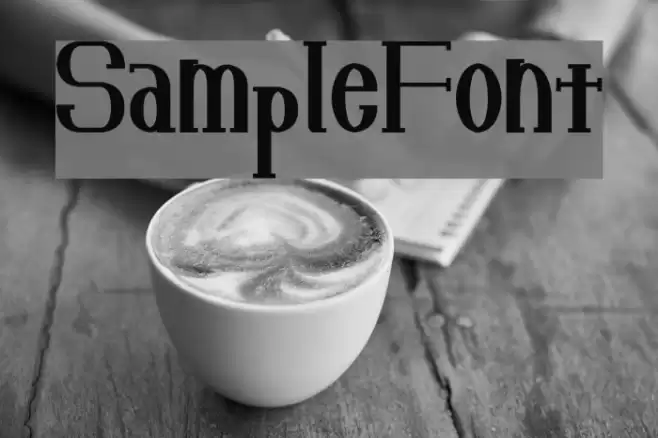 SampleFont Font examples