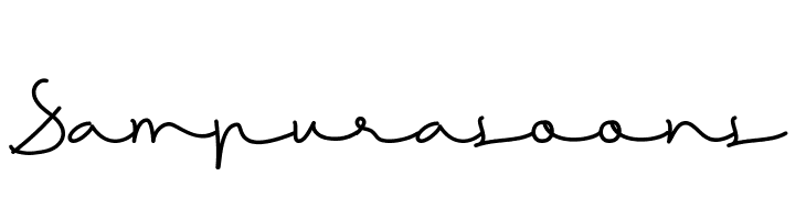 Sampurasoons  Frei Schriftart Herunterladen