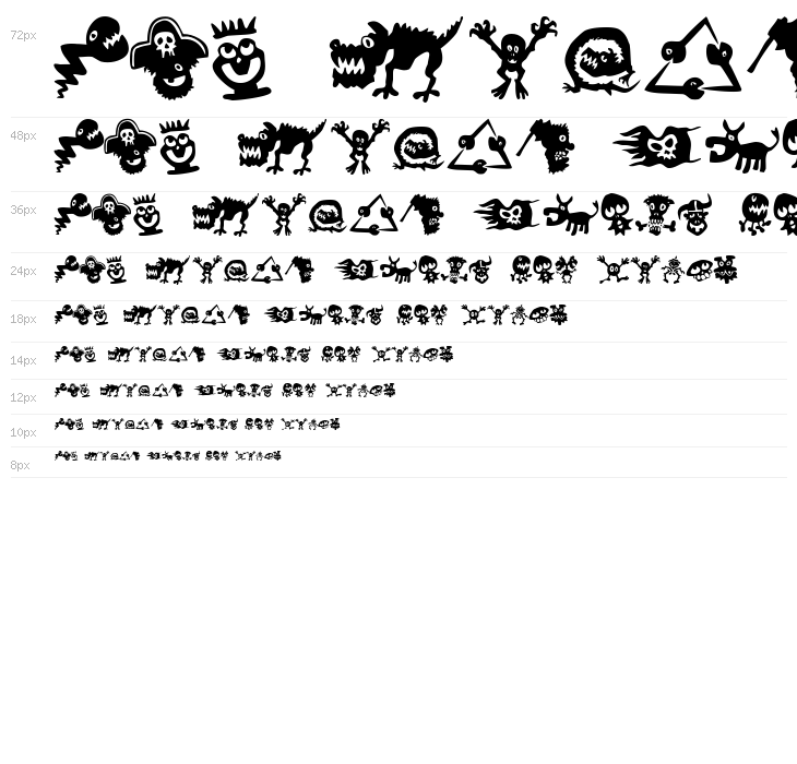 Sam's Dingbats No.1 Waterfall